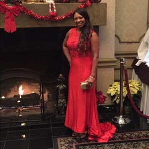 Beautiful Red Floor Length Formal